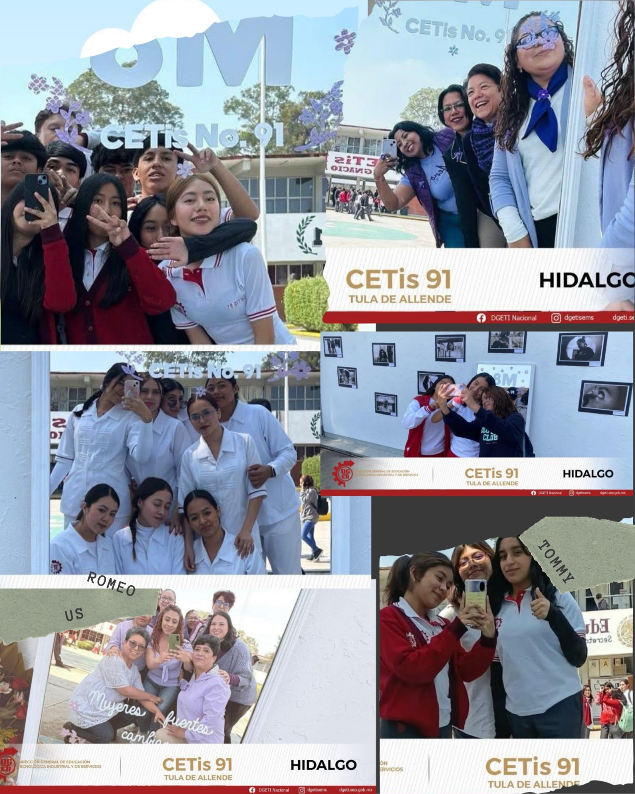 Conmemoración del Día Internacional de la Mujer en CETis No. 91